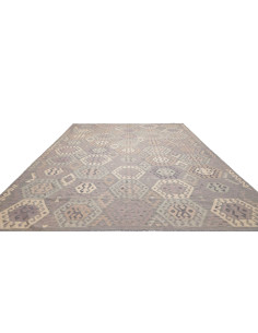 Tappeto Kilim Afghanistan 298x390 Lavanda Beige 2