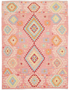 Tappeto Kilim Afghanistan 252x339 Beige Crema M