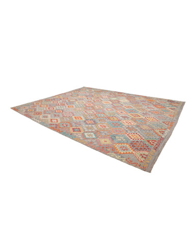 Rug Kilim Afghanistan 318x395 Grey Blue Orange