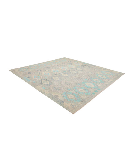 Rug Kilim Afghanistan 265x288 Light Grey Beige