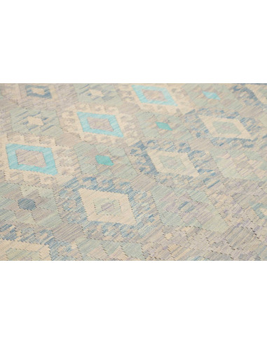 Rug Kilim Afghanistan 265x288 Light Grey Beige