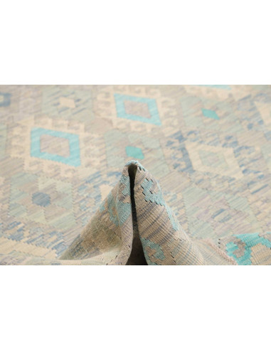 Rug Kilim Afghanistan 265x288 Light Grey Beige