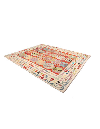 Rug Kilim Afghanistan 250x300 Red Orange Blue T
