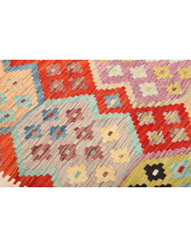 Rug Kilim Afghanistan 250x300 Red Orange Blue T