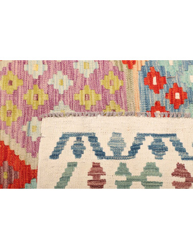 Rug Kilim Afghanistan 250x300 Red Orange Blue T