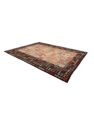Tappeto Kilim Afghanistan 259x342 Beige Multico