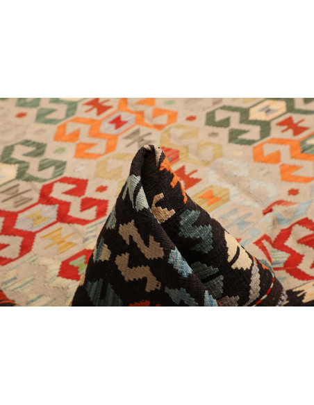 Rug Kilim Afghanistan 259x342 Beige Multicolore