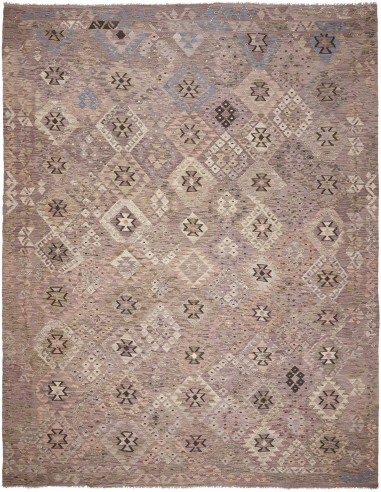 Rug Kilim Afghanistan 265x335 Mauve Grey Sky Bl