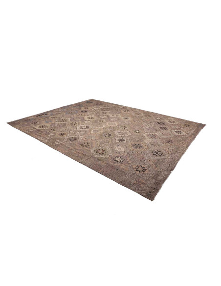 Rug Kilim Afghanistan 265x335 Mauve Grey Sky Bl