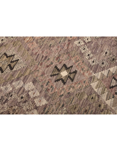 Tappeto Kilim Afghanistan 265x335 Malva Grigio
