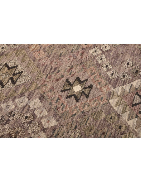 Rug Kilim Afghanistan 265x335 Mauve Grey Sky Bl
