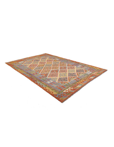 Tappeto Kilim Afghanistan 169x249 Arancio Terra