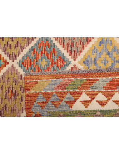 Tappeto Kilim Afghanistan 169x249 Arancio Terra