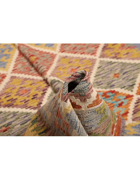 Tappeto Kilim Afghanistan 169x249 Arancio Terra