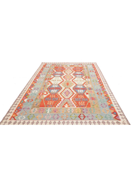 Rug Kilim Afghanistan 206x290 Terracotta Orange