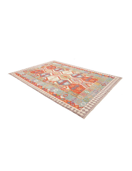 Rug Kilim Afghanistan 206x290 Terracotta Orange