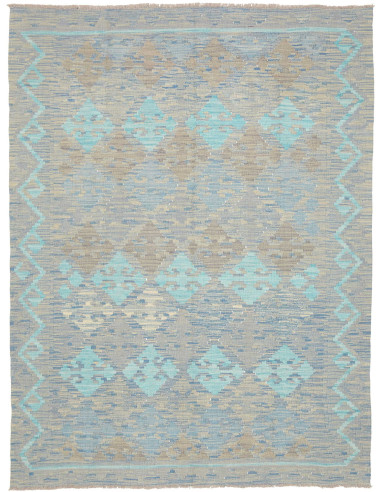Tappeto Kilim Afghanistan 149x198 Blu Celeste B