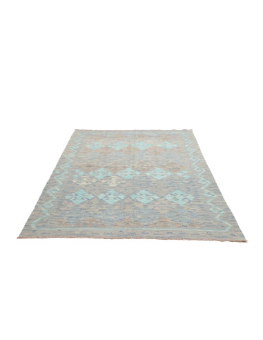 Rug Kilim Afghanistan 149x198 Sky Blue Beige Tu