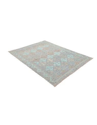 Tappeto Kilim Afghanistan 149x198 Blu Celeste B