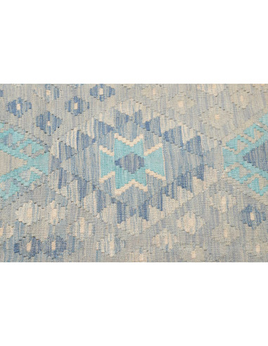 Rug Kilim Afghanistan 156x205 Light Grey Sky Bl
