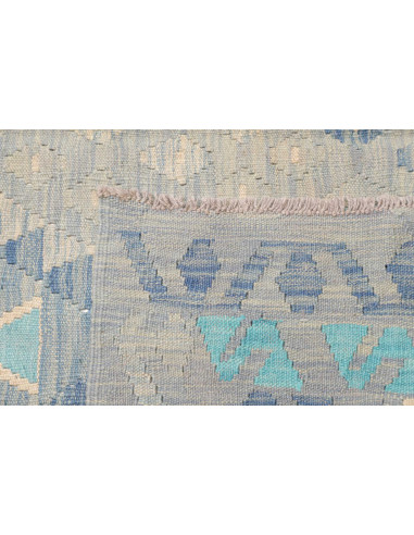 Rug Kilim Afghanistan 156x205 Light Grey Sky Bl