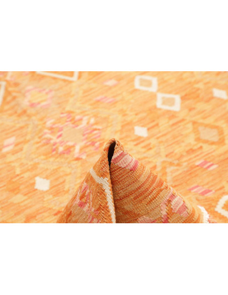 Rug Kilim Afghanistan 154x213 Warm Orange Cream