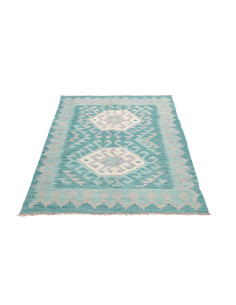 Rug Kilim Afghanistan 100x152 Aquamarine Sky Bl 2
