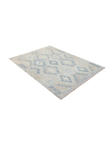 Rug Kilim Afghanistan 130x176 Blue Variations L