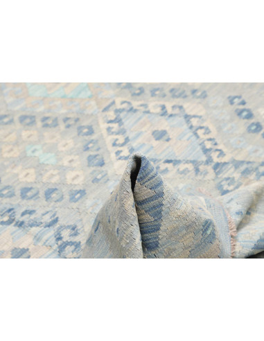 Rug Kilim Afghanistan 130x176 Blue Variations L