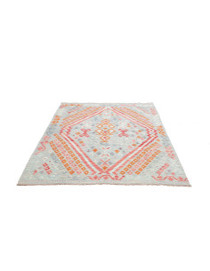 Rug Kilim Afghanistan 155x201 Sky Blue Coral Pe 2