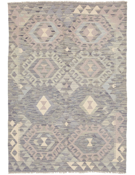 Rug Kilim Afghanistan 105x152 Blue Grey Beige P
