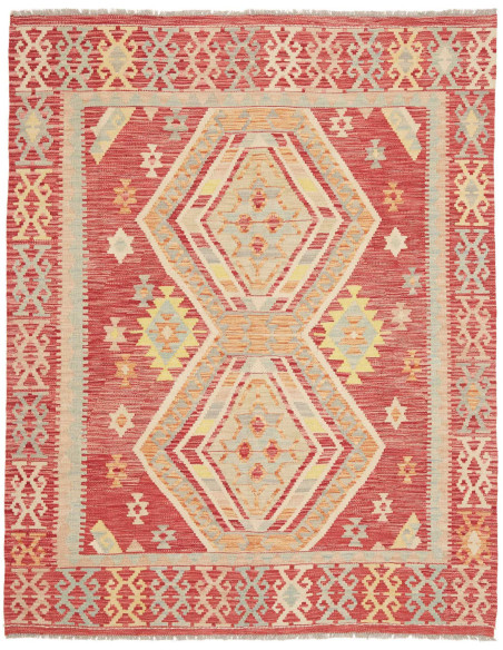 Rug Kilim Afghanistan 154x197 Red Terracotta Li
