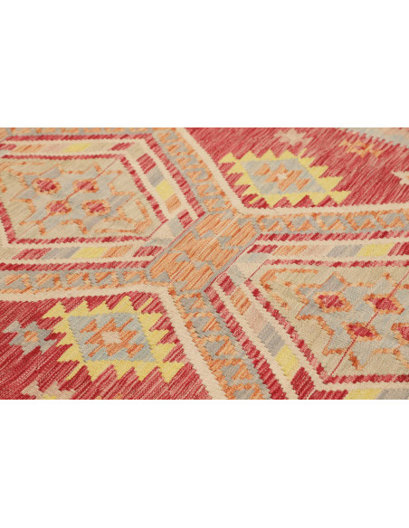 Tappeto Kilim Afghanistan 154x197 Rosso Terraco