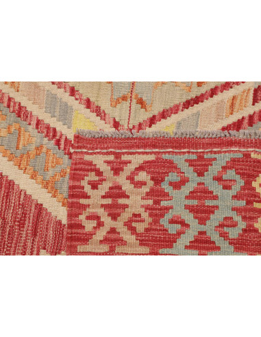 Tappeto Kilim Afghanistan 154x197 Rosso Terraco