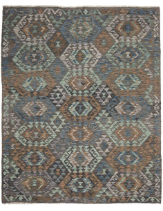 Rug Kilim Afghanistan 168x204 Grey Blue Green L
