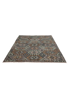 Rug Kilim Afghanistan 168x204 Grey Blue Green L 2