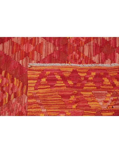 Tappeto Kilim Afghanistan 153x201 Rosso Arancio