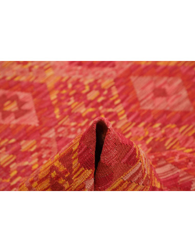 Tappeto Kilim Afghanistan 153x201 Rosso Arancio
