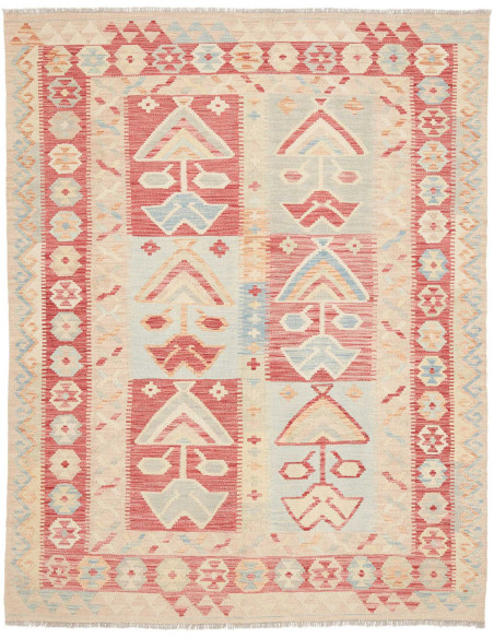 Rug Kilim Afghanistan 153x195 Cream Terracotta