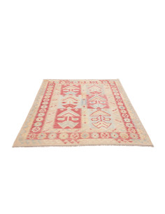 Tappeto Kilim Afghanistan 153x195 Crema Terraco 2