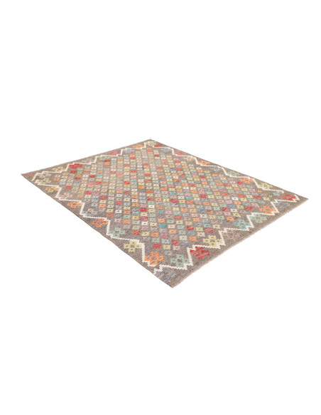 Rug Kilim Afghanistan 156x193 Earth Grey Multi