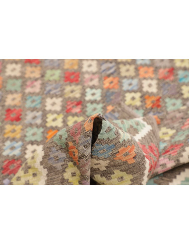Rug Kilim Afghanistan 156x193 Earth Grey Multi
