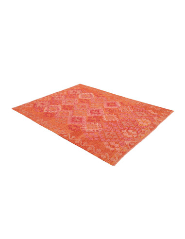 Tappeto Kilim Afghanistan 150x193 Arancione Ros