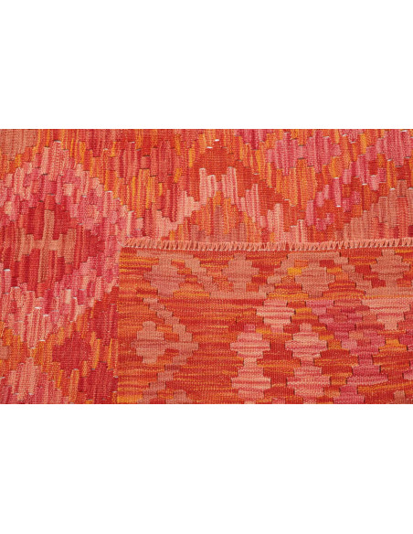 Tappeto Kilim Afghanistan 150x193 Arancione Ros