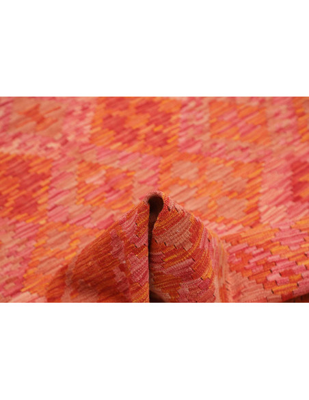 Tappeto Kilim Afghanistan 150x193 Arancione Ros