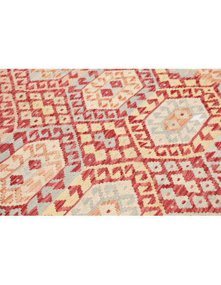 Rug Kilim Afghanistan 149x198 Brick Red Cream L