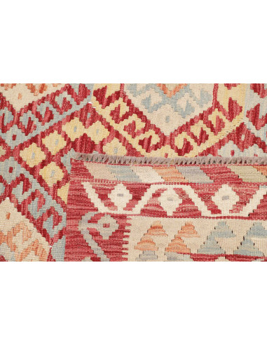 Rug Kilim Afghanistan 149x198 Brick Red Cream L