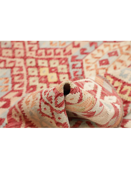 Tappeto Kilim Afghanistan 149x198 Rosso Mattone