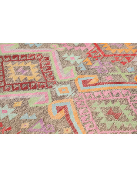 Tappeto Kilim Afghanistan 150x197 Marrone Grigi