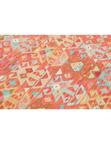 Tappeto Kilim Afghanistan 148x197 Arancione Cor